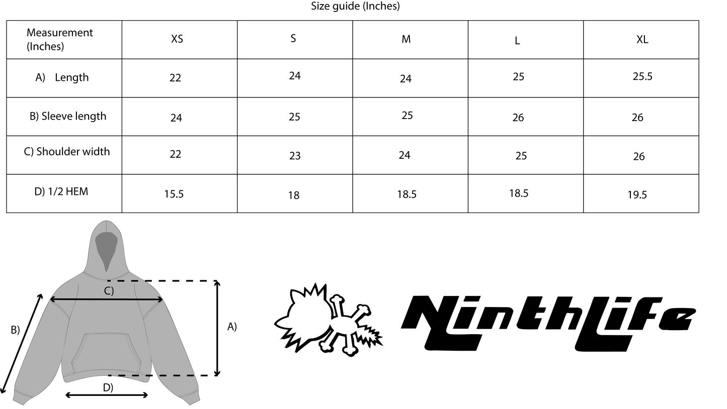 Charcoal Tally Hoodie